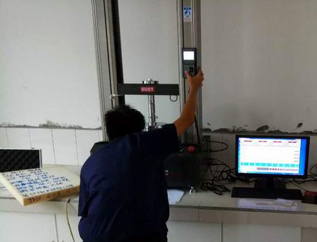 海綿泡沫塑料的試驗機壓縮客戶應用